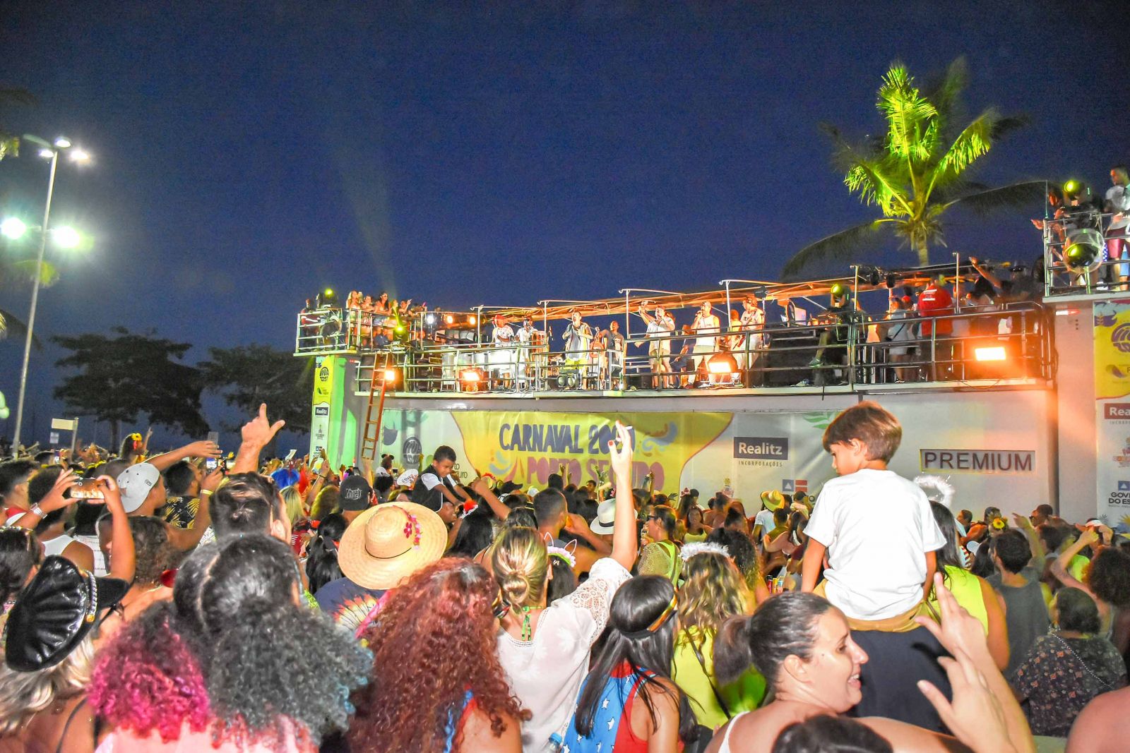 Folia emana alegria no encerramento do Carnaval Porto Seguro 2020. (Foto: Divulgao)