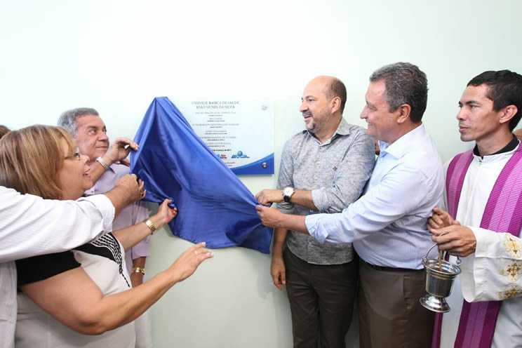 Inaugurada a unidade Bsica de Sade (UBS) no Distrito de Colnia (Foto: Pedro Moraes/GOVBA)