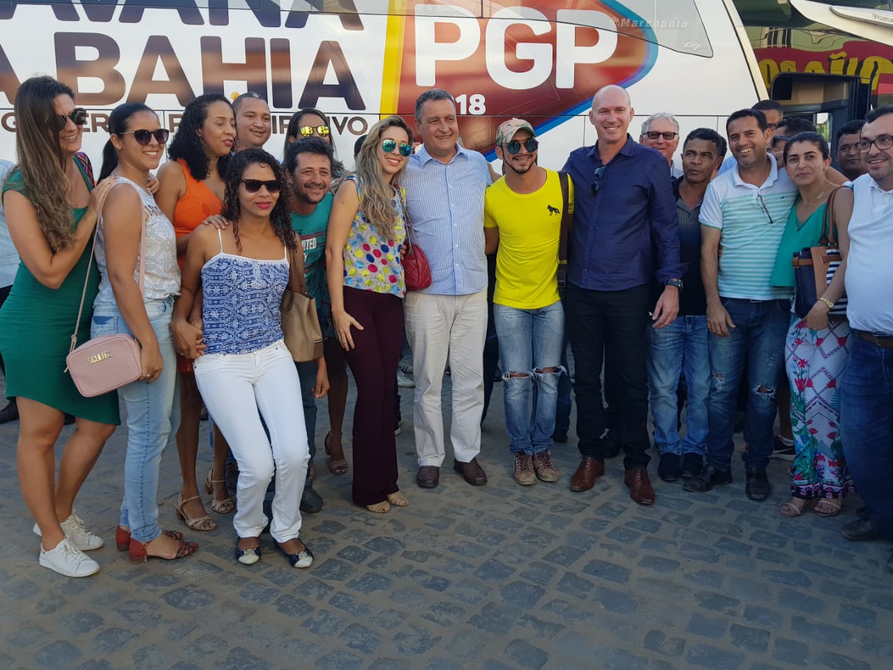 Itabela recebe governador Rui Costa e caravana da PGP com entusiasmo. (Foto: Joziel Costa/BAHIA DIA A DIA)