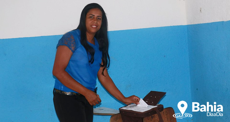 Candidata Nira. (Foto: Alex Barbosa/Bahia Dia a Dia)