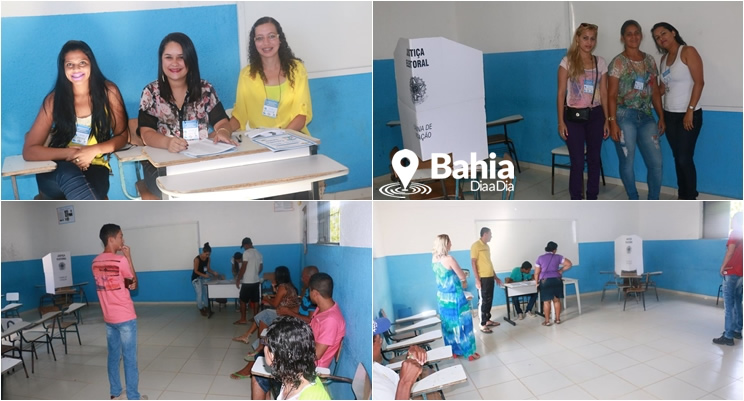 Votao com cdulas de papel (Foto: Alex Barbosa/Bahia Dia a Dia)