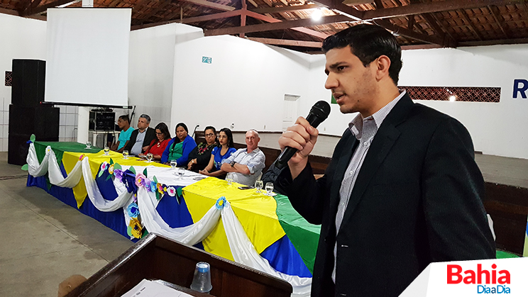 Neto Carletto, presidente do PP jovem da Bahia, falou da importncia das aes sociais . (Foto: Alex Gonalves/BAHIA DIA A DIA)