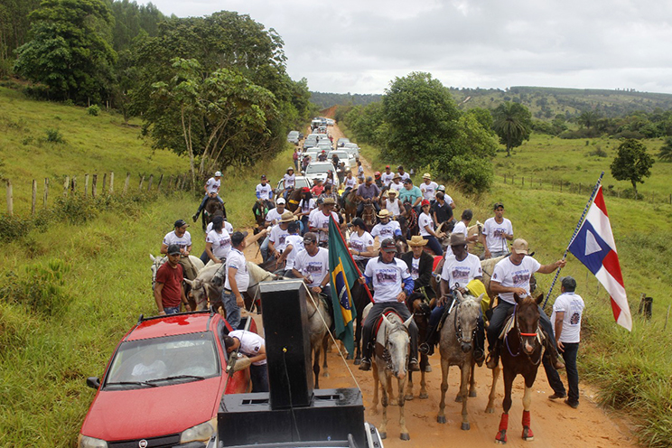 Montaria atrai centenas de vaqueiros e amazonas em Monte Pascoal . (Foto: Clrison de Oliveira)