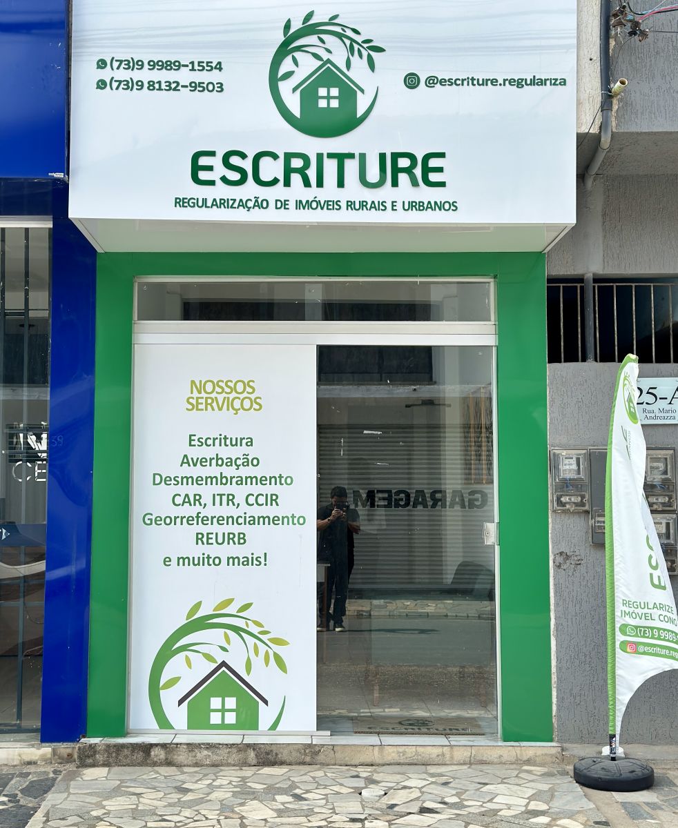 Empresa Escriture fica localizada no centro de Itabela. (Foto: Alex Gonalves/BAHIA DIA A DIA)