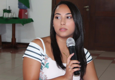 Larissa Oliveira, Secretria do trabalho e Desenvolvimento Social de Eunpolis.  