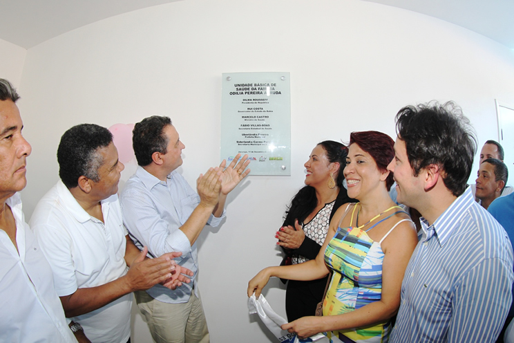 Governador Rui Costa inaugura Unidade Bsica de Sade e visita o Programa Sade Sem Fronteiras, no municpio de Jucuruu