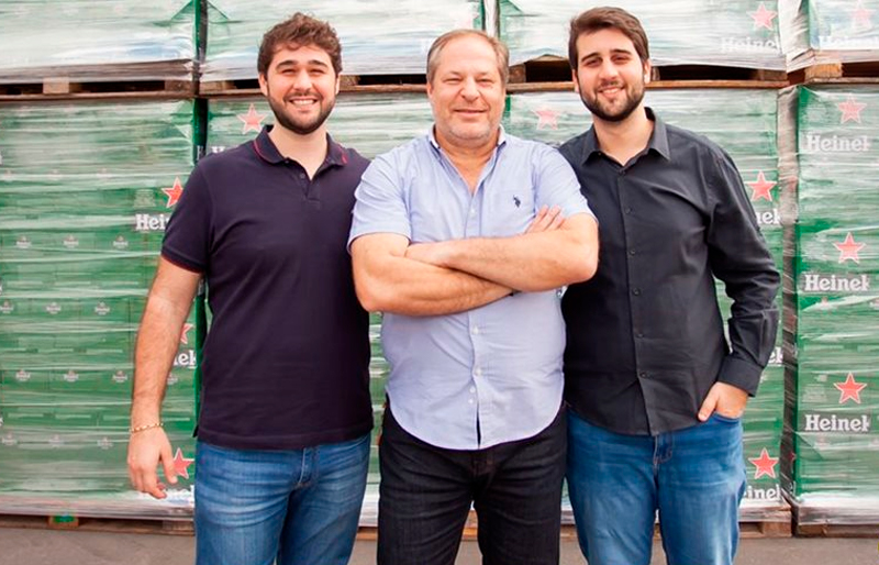 Diretores da Checon, David, Jnior e Felipe. (Foto: Divulgao)