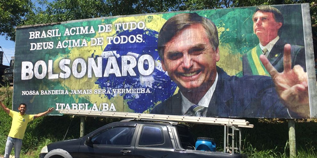Rafael Freitas,  um dos participantes e mobilizador do grupo que apoia Bolsonaro. (Foto: Reproduo/Facebook)
