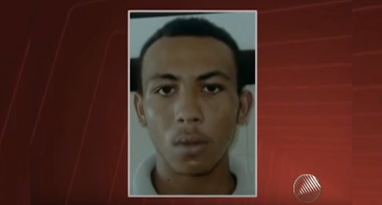 Ricardo Santos Dias, de 21 anos  poca, era acusado de trfico de drogas e latrocnio. (Foto: Reproduo/ TV Santa Cruz)