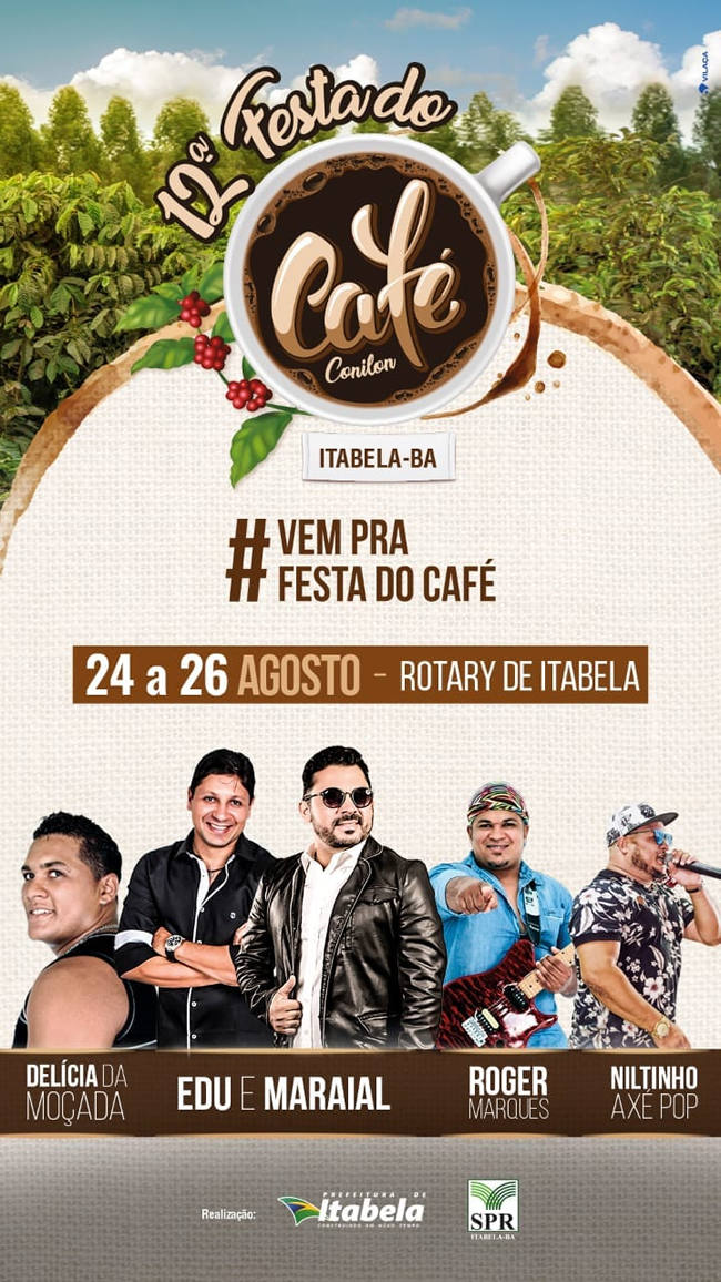 Programa-se para a 12 da Festa do Caf Conilon de Itabela