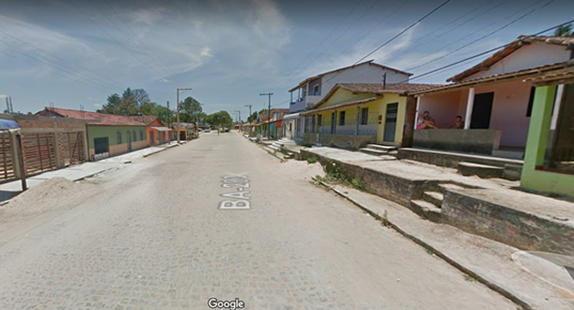 Moradores e comerciantes de Monte Pascoal, alegam clima de insegurana na localidade. (Foto: Google Street View)