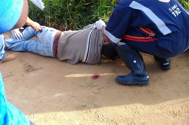 Polcia investiga morte de entregador de leite em Guaratinga. (Foto: Reproduo/Whatsapp)