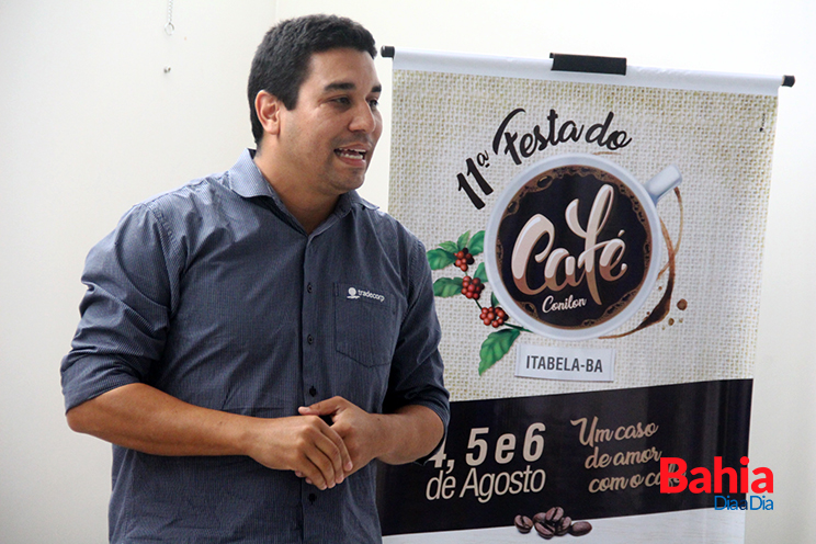Arthur Fiorotte, especialista em Degustao de Caf, falou detalhes sobre o concurso . (Foto: Alex Gonalves/BAHIA DIA A DIA)