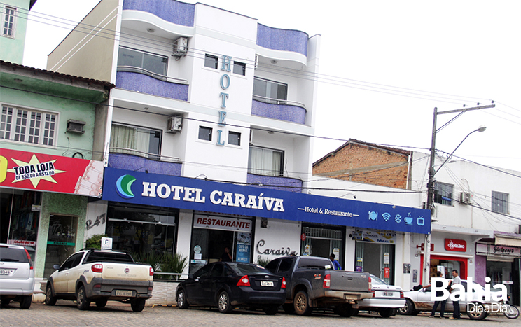 Hotel Carava, no centro da cidade, est com todos os apartamentos reservados deste o ms de julho. (Foto: Alex Gonalves/BAHIA DIA A DIA)