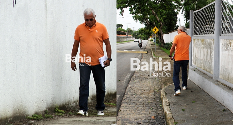 Ex-prefeito, Osvaldo carib deixa a sede da PF aps depoimento. (Foto: Alex Barbosa/BAHIA DIA A DIA)
