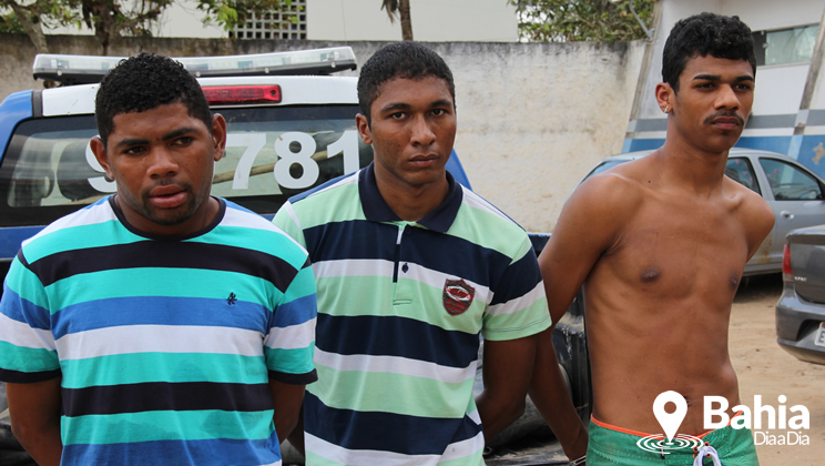 Suspeitos foram presos em flagrante. Foto: Alex Barbosa/Bahia Dia a Dia
