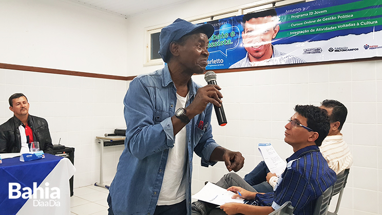 Ator e diretor, Rai Alves falou do compromisso de que a juventude precisa ter uma participao ativa, conduzindo o processo de empoderamento na cidade e em todo estado da Bahia (Foto: Alex Gonalves/BAHIA DIA A DIA)