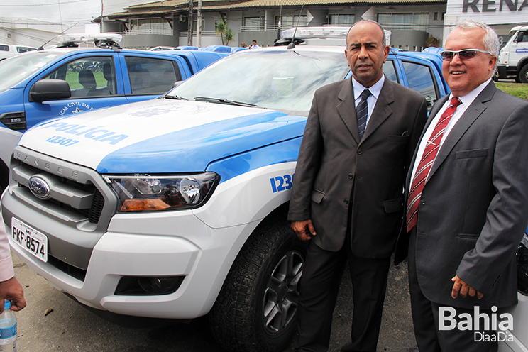 Polcia Civil de Itabela recebe nova viatura. (Foto: Alex Gonalves/BAHIA DIA A DIA)