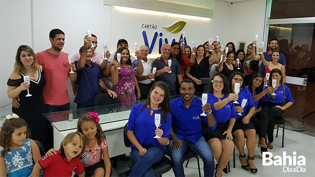 Coquetel marca inaugurao da nova loja do Carto Viva. (Foto: Joziel Costa/BAHIA DIA A DIA)