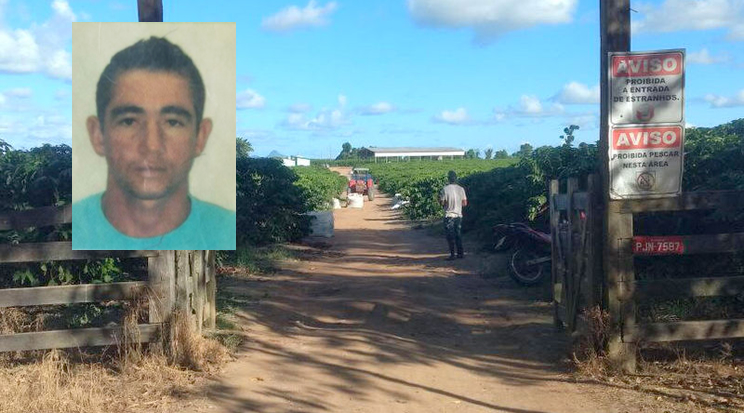 Thiago Garcias Silva de 29 anos, foi alvejado por trs tiros e morreu no local. (Foto: Radar64)