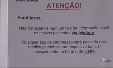 Hospital emitiu nota afirmando que no cobra por procedimentos (Foto: Reproduo/TV Santa Cruz)