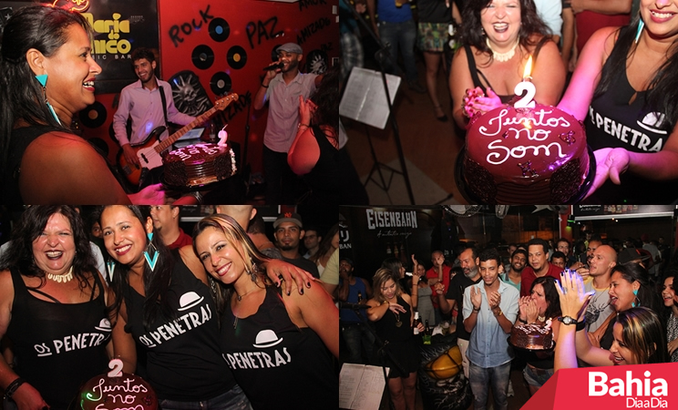 Banda Os Penetras comemora dois anos de existncia com show especial. (Foto: lex Mateus)