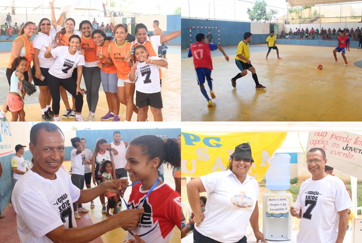 Jovens Adventistas realizam ao social e esportiva em Guaratinga. (Foto: Divulgao)