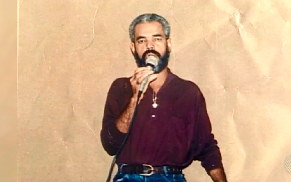 radialista Ronaldo Santana foi morto a tiros no dia 9 de outubro de 1997 (Foto: Reproduo/TV Santa Cruz)