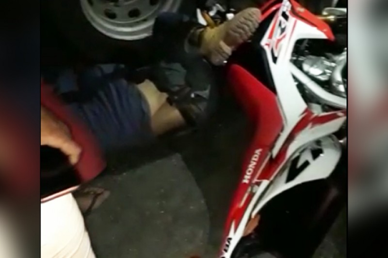 Foto: Reprodução - Motociclista fica gravemente ferido em acidente na BR-101, em Itabela