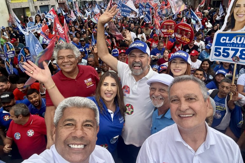 Foto: Divulgação - Deputada Claudia Oliveira participa da carreata do time de Jerônimo Rodrigues em Eunápolis