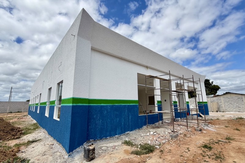 Foto: Divulgação - Obra da nova UBS do Campo do Peladão chega a 90% de conclusão e vai ampliar atendimento à saúde em Itabela