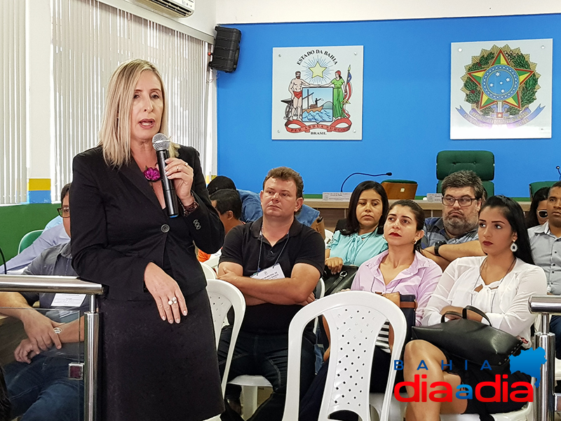 Evento foi conduzido pela engenheira florestal e sanitria, Doris Lins. (Foto: Alex Gonalves/BAHIA DIA A DIA)