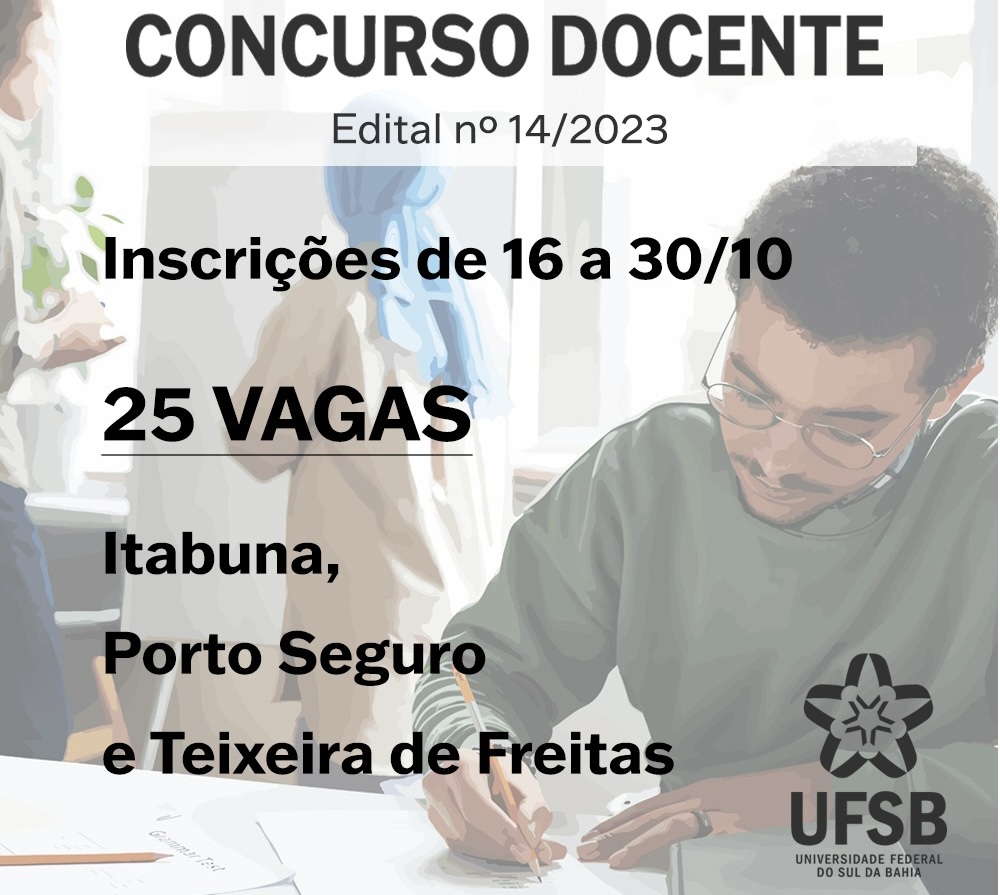 UFSB abre inscries para Concurso Docente - (Foto: Divulgao)