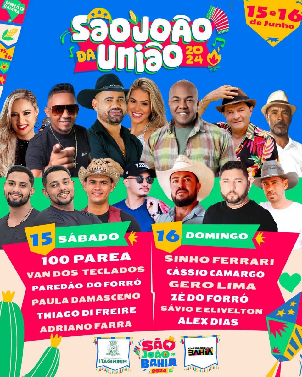 Prefeitura de Itagimirim divulga atraes do So Joo da Unio - (Foto: Divulgao)