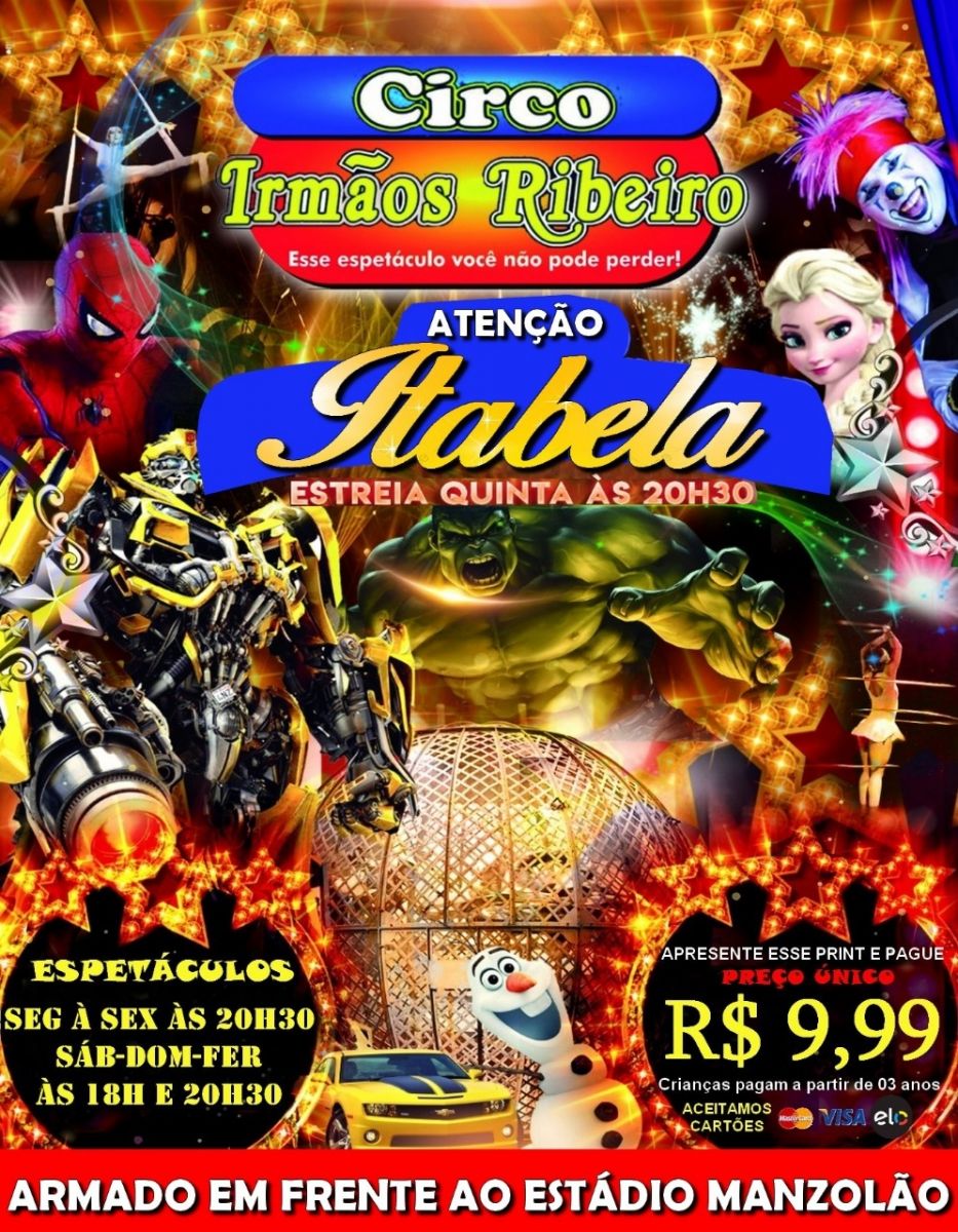 Quem apresentar este print do panfleto (foto da tela do celular) paga somente R$ 10.