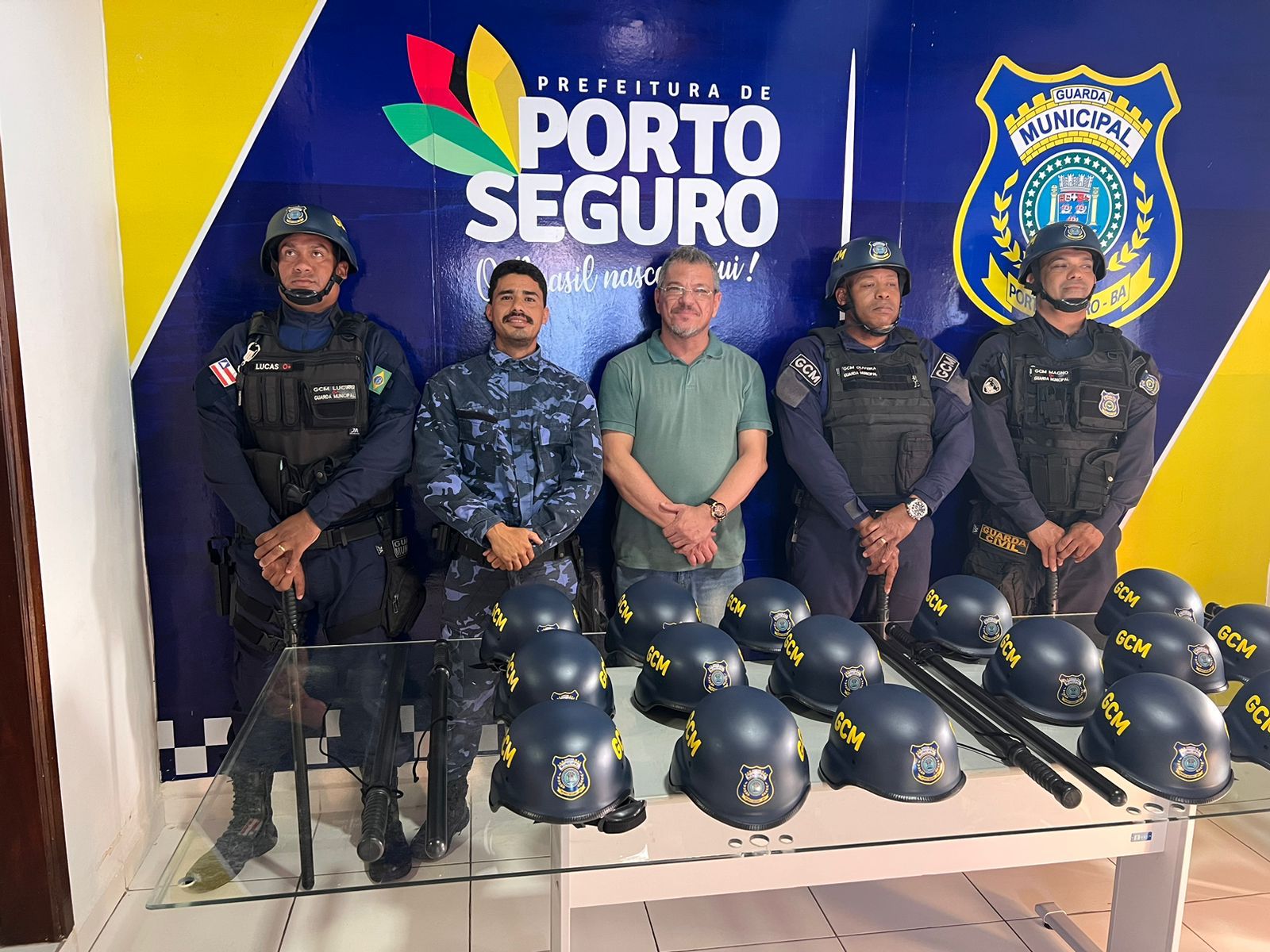 Guarda Municipal recebe equipamentos de proteo da Casa Civil - (Foto: Divulgao)