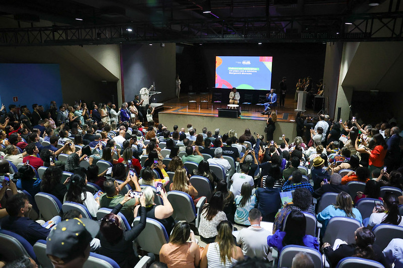 Encontro de novos prefeitos e prefeitas em Braslia. (Foto: Divulgao)