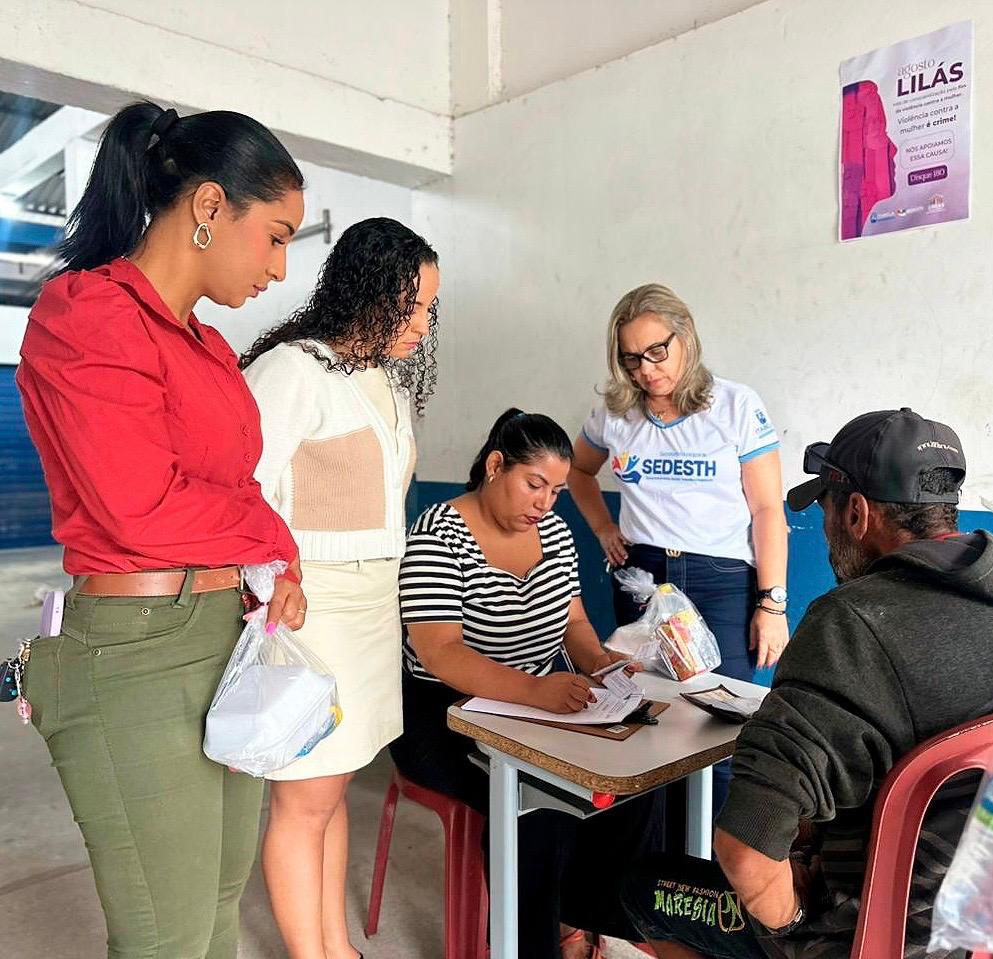 Prefeitura de Itabela realiza ao social voltada  populao em situao de rua
