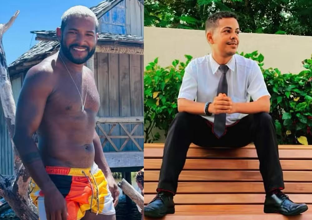 Vtimas foram identificadas como Leandro Nerys dos Santos, 34 anos ( esquerda) e Rafael Santana de Jesus, de 36 ( direita)