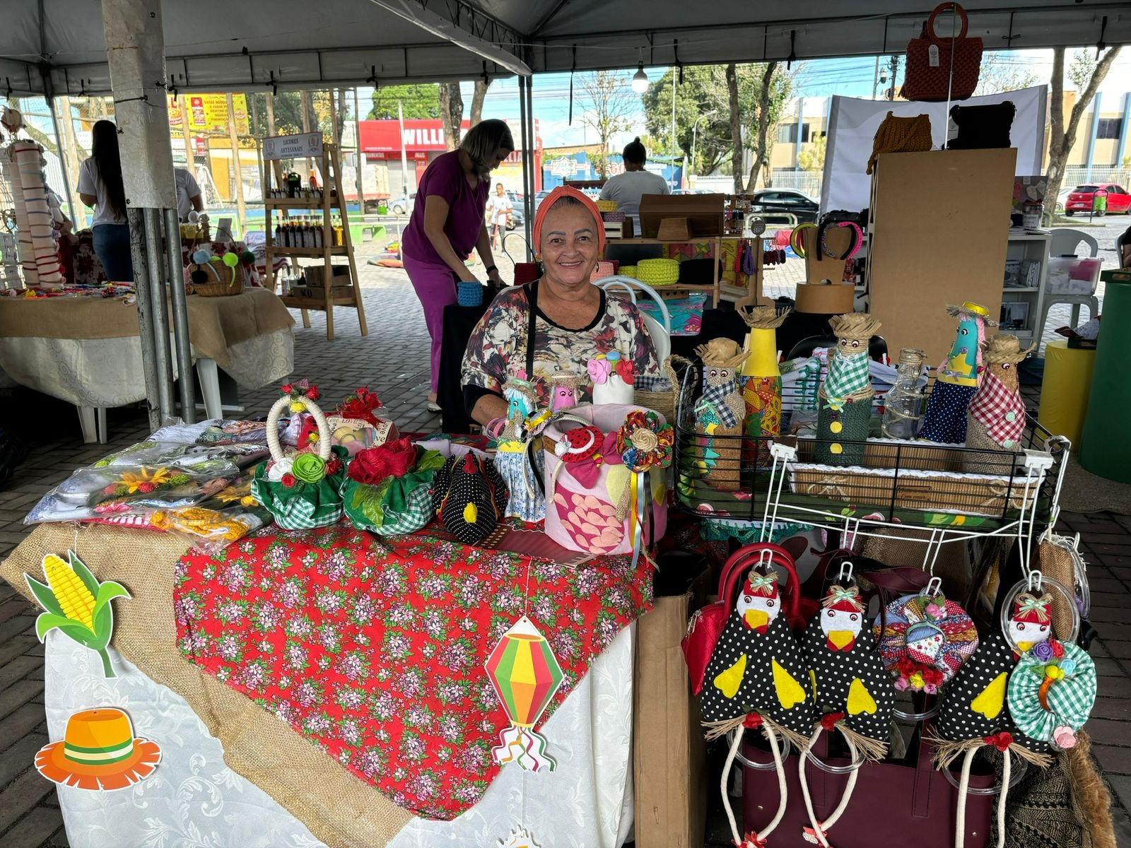 Com o apoio da Prefeitura, Feira de Artesanato movimenta o bairro Pequi em Eunpolis - (Foto: Divulgao)