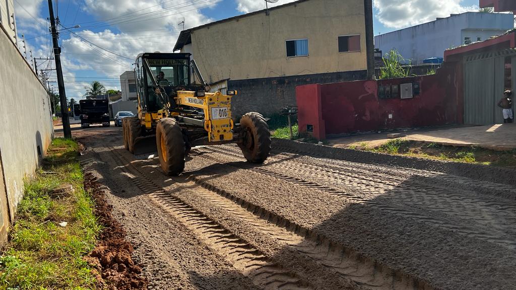  Quinta do Descobrimento recebe pavimentao asfltica - (Foto: Divulgao)