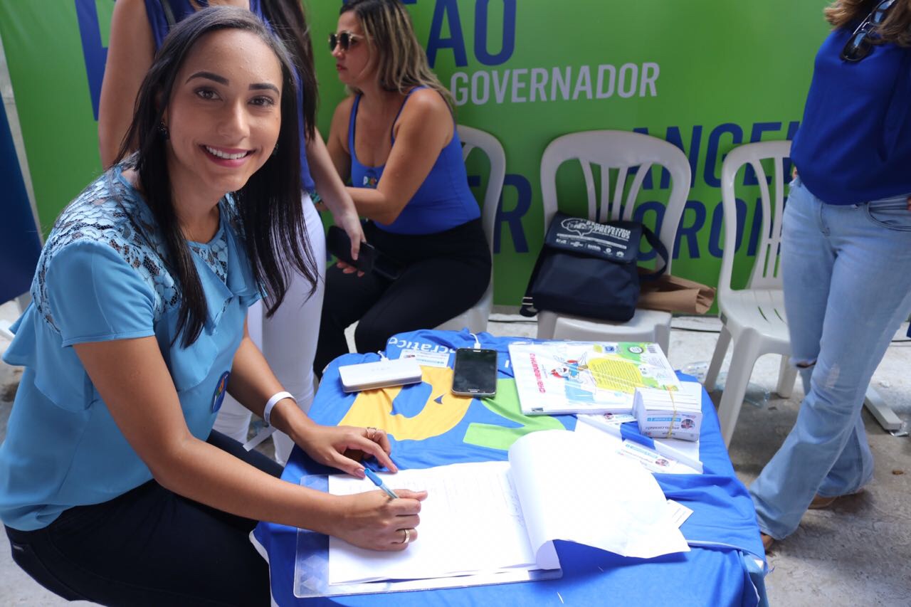 Larissa Oliveira  candidata a deputada estadual pelo PSD. (Foto,: Divulgao )