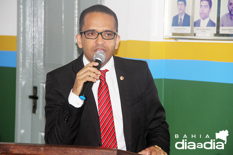 Promotor Helder Batista,  foi um dos palestrantes do evento. (Foto: Divulgao/Ascom)