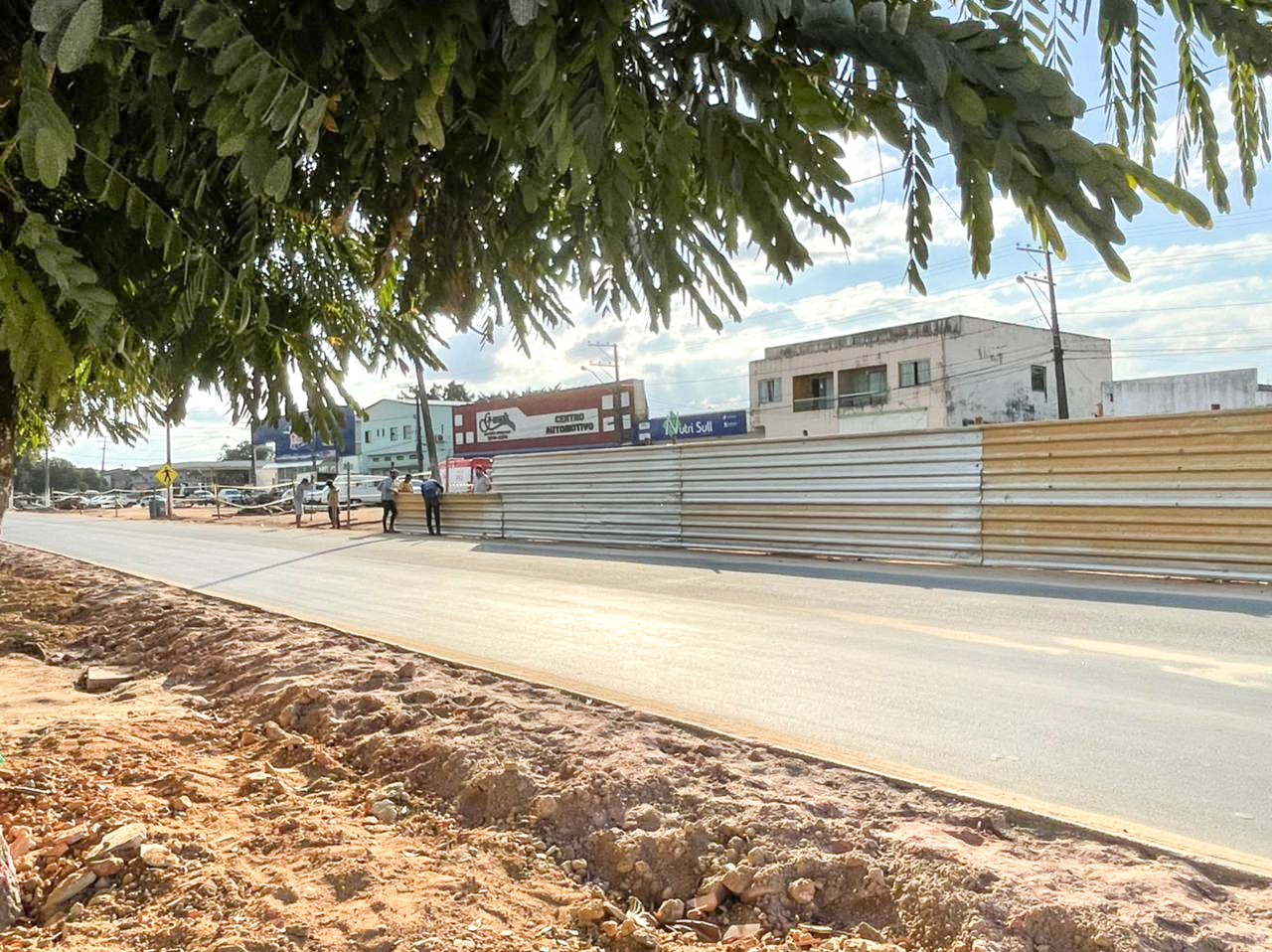 Praa da Avenida Guaratinga teve inicio no comeo da ltima semana. (Foto: Divulgao)