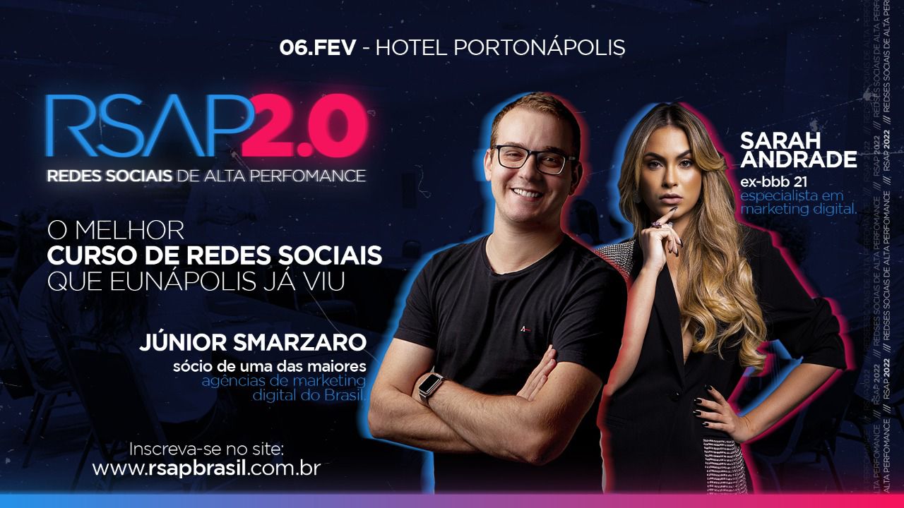  Eunápolis vai sediar um dos grandes eventos de marketing digital do Brasil . (Divulgação)