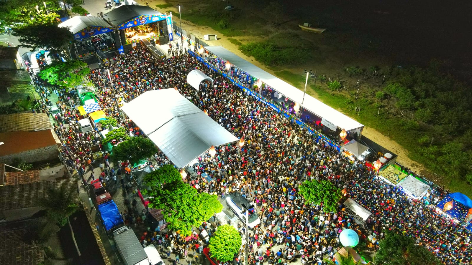 Primeira noite do Tonho 2022 em Cabrlia atrai mais de 20 mil pessoas. (Foto: Divulgao)