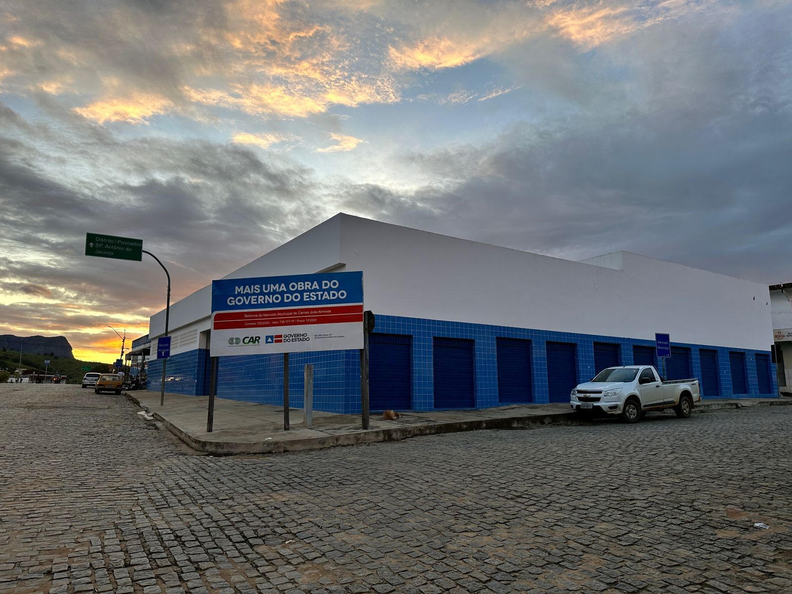 Mercado Municipal de Carnes de Guaratinga ser entregue nos prximos meses. (Foto: Divulgao)