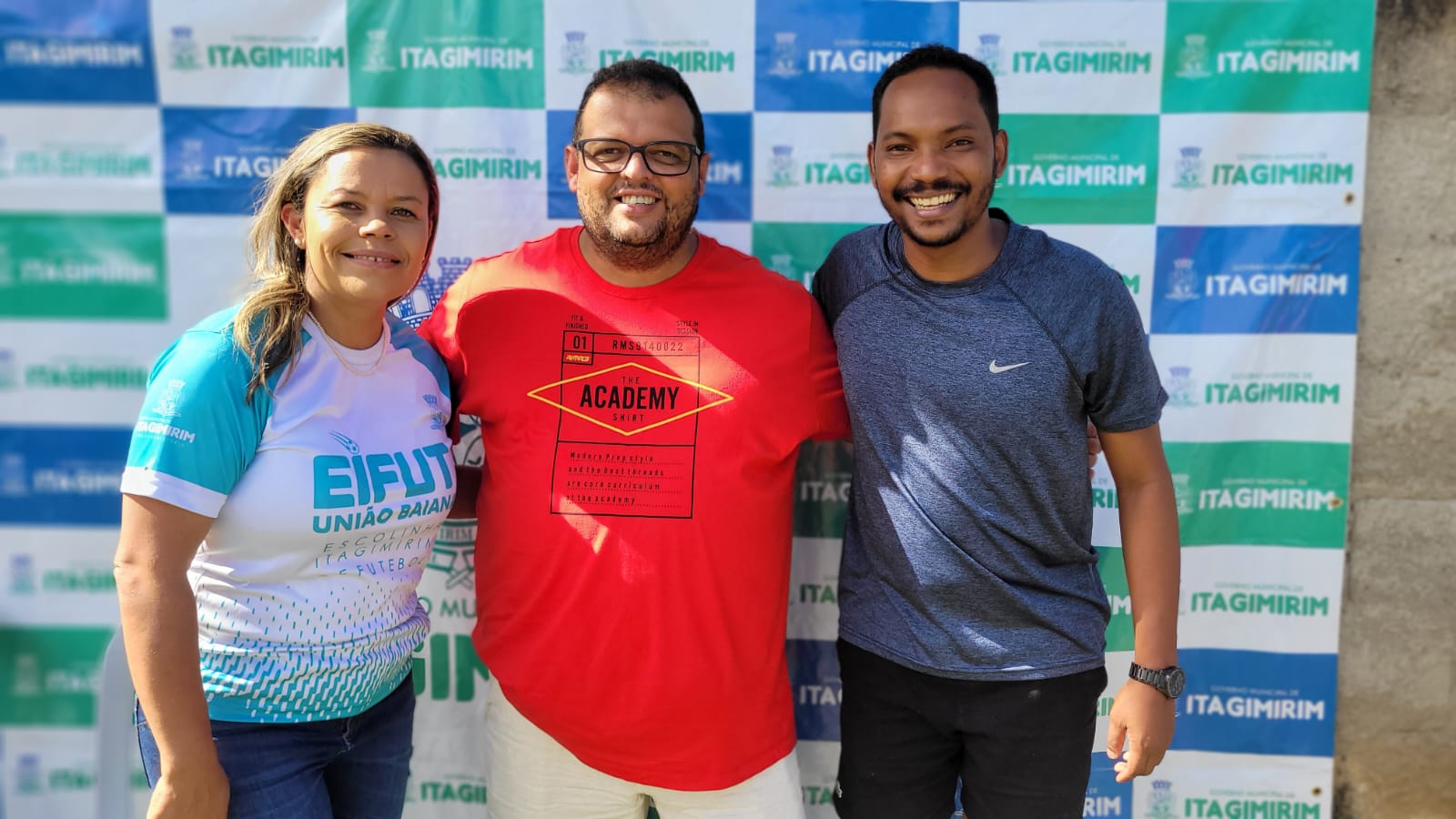 Prefeito Luizinho (PODEMOS), grande apoiador do esporte no municpio, prestigiou a abertura da competio. (Foto: Divulgao)