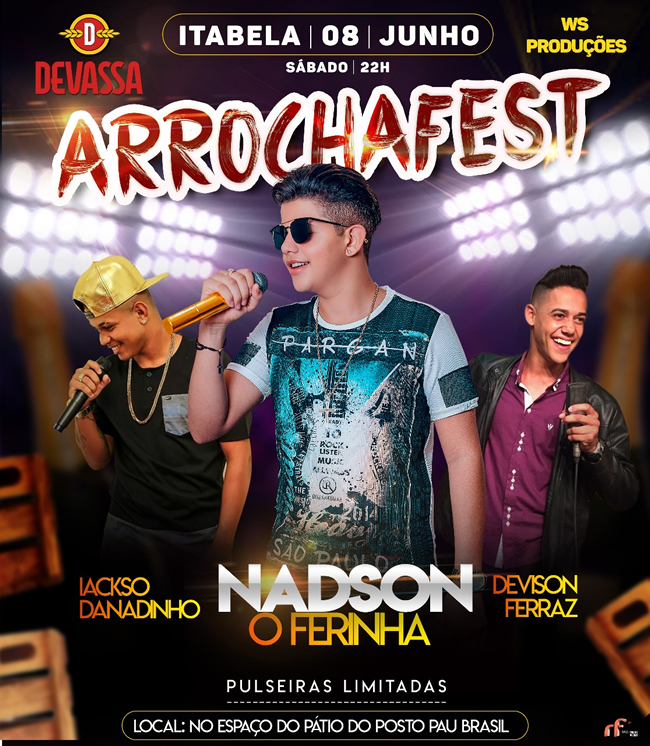 Ingressos para o primeiro Arrocha Fest em Itabela j esto  venda