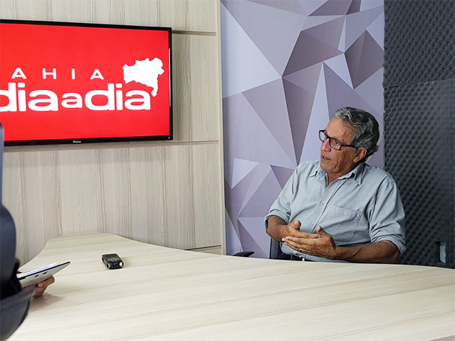 Pedro Vailant, afirma pr-candidatura deputado estadual. (Foto: Alex Gonalves/BAHIA DIA A DIA)